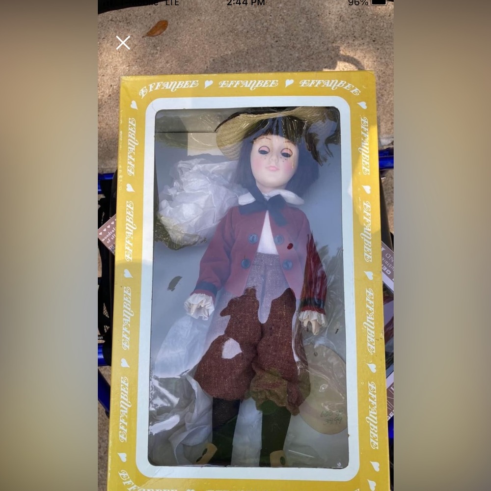 Vintage cousin Jeremy effanbee doll in original box